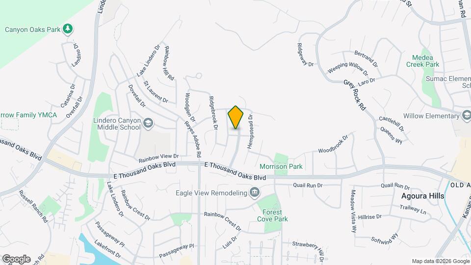 5801 Middle Crest Dr Map and Location Details