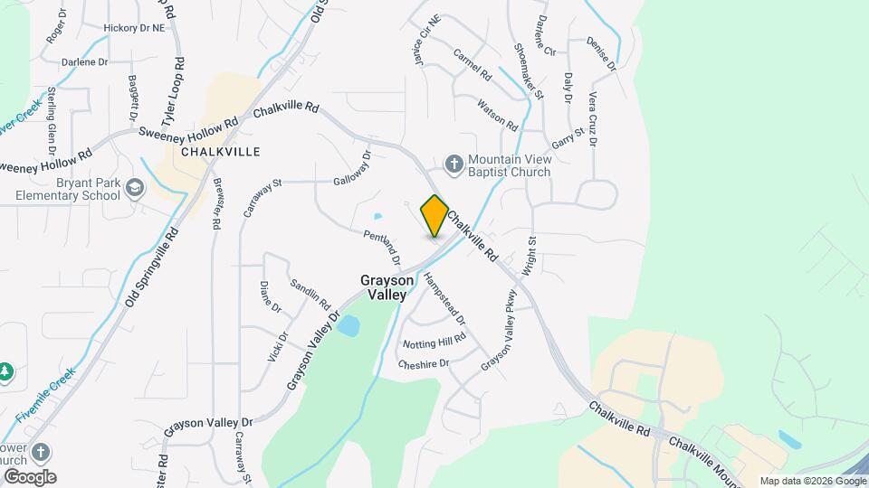 2300 Grayson Valley Cir Map and Location Details