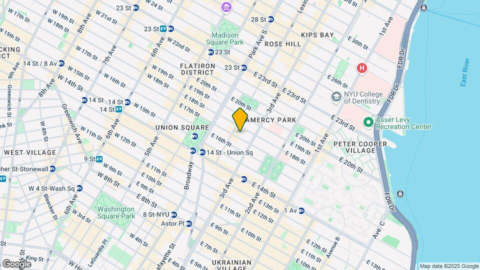 129 E 17th St Map and Location Details