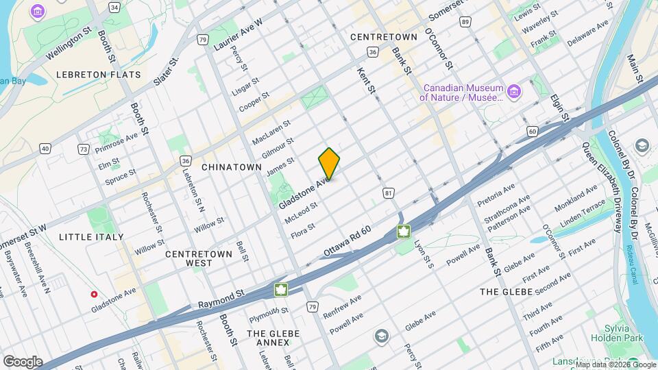 570 Gladstone Ave Map and Location Details