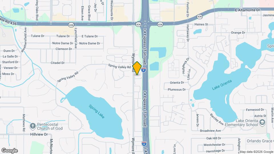 405 Wymore Rd Map and Location Details