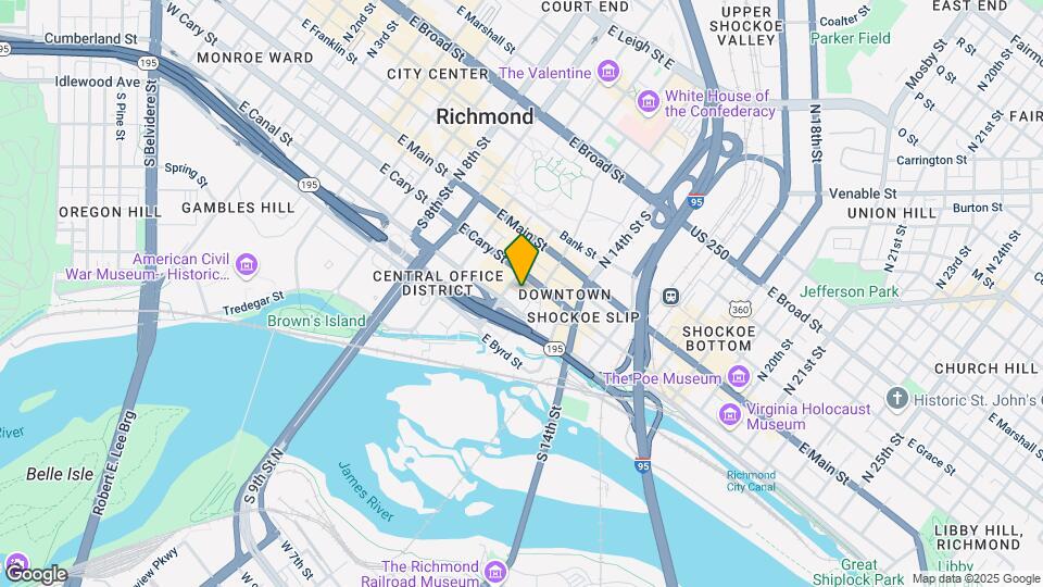 1206 Shockoe Ln Map and Location Details