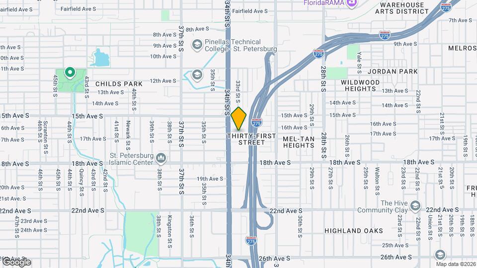 3300 16th Ave S Map and Location Details