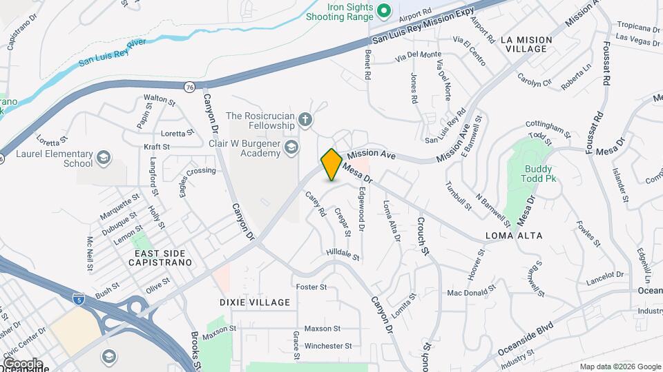 2222 Crestline Dr Map and Location Details