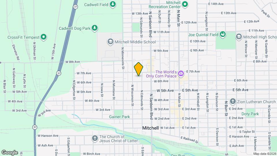 609 N Edmunds St Map and Location Details