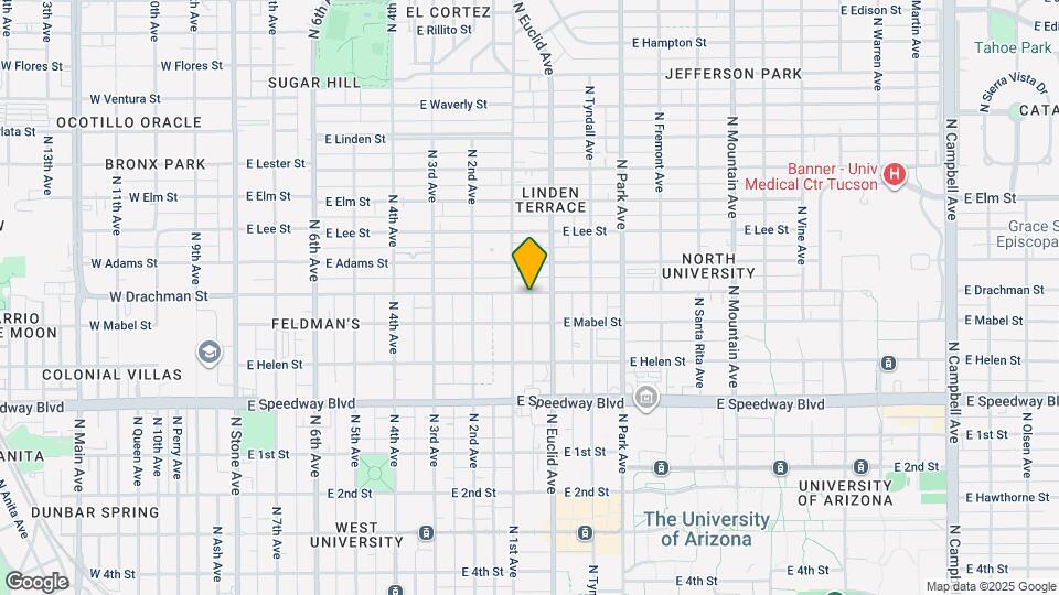722 E Drachman St Map and Location Details