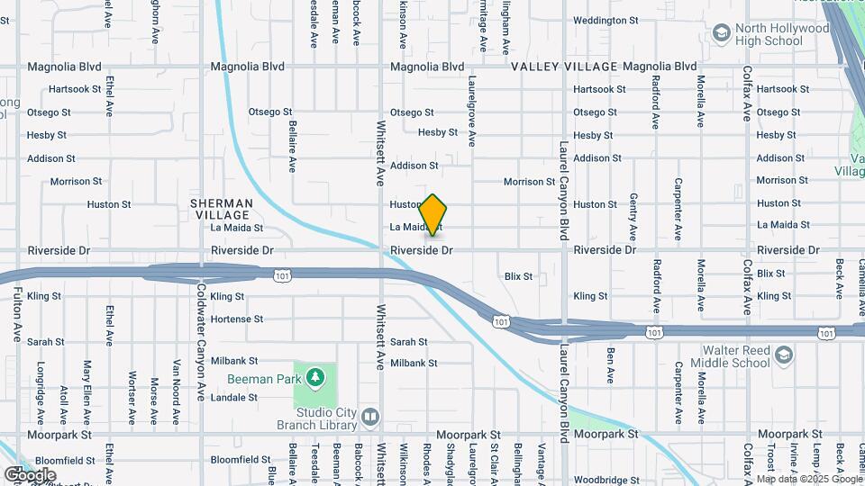 12355 Riverside Dr Mapa y Detalles de la Ubicación