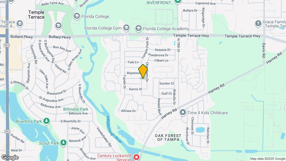 8505 Temple Park Dr Mapa y Detalles de la Ubicación