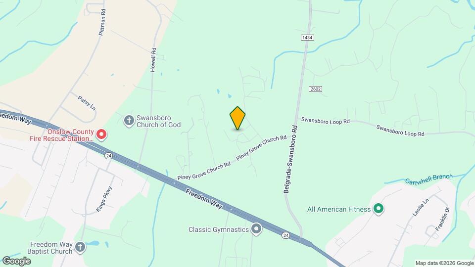 177 Piney Grove Baptist Church Rd Map and Location Details