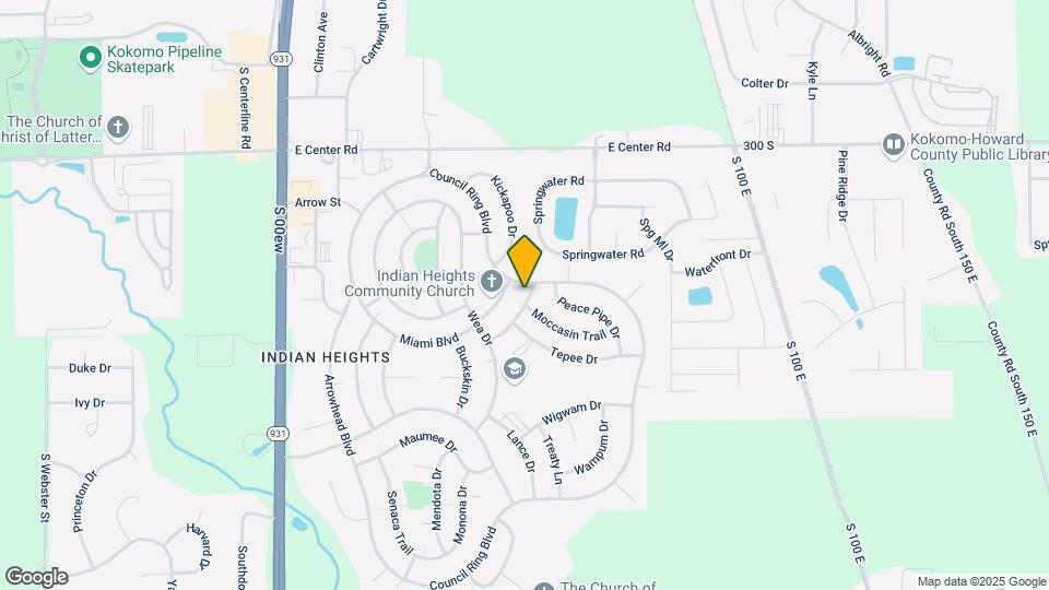 1010 Chippewa Ln Map and Location Details
