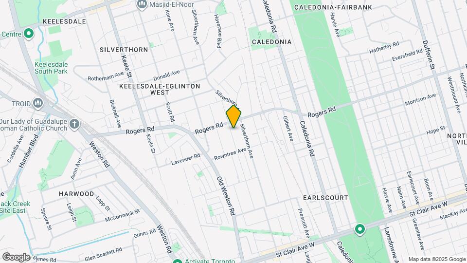 191 Rosethorn Ave Map and Location Details