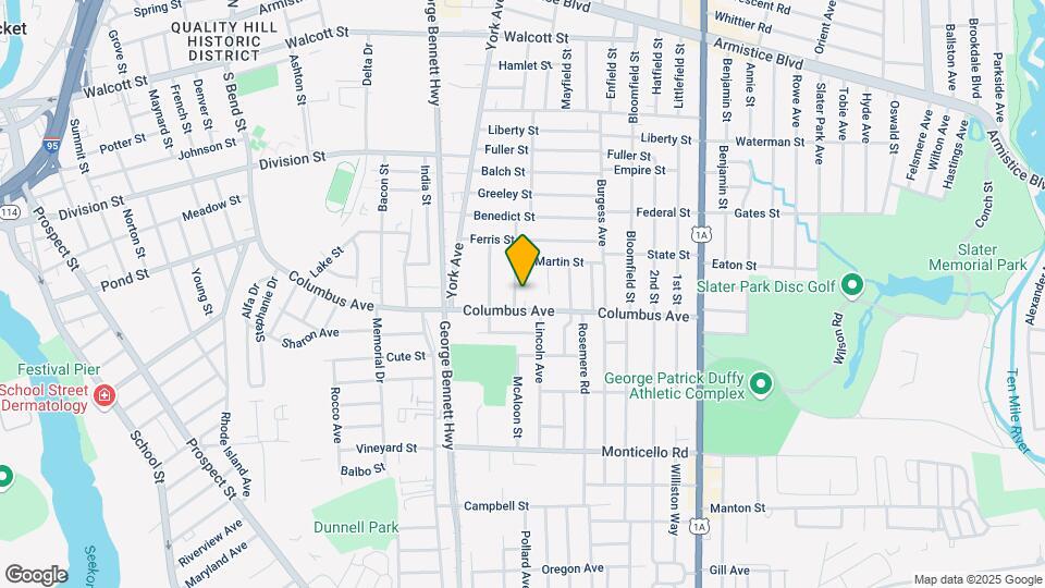 80 Ashburne St Mapa y Detalles de la Ubicación