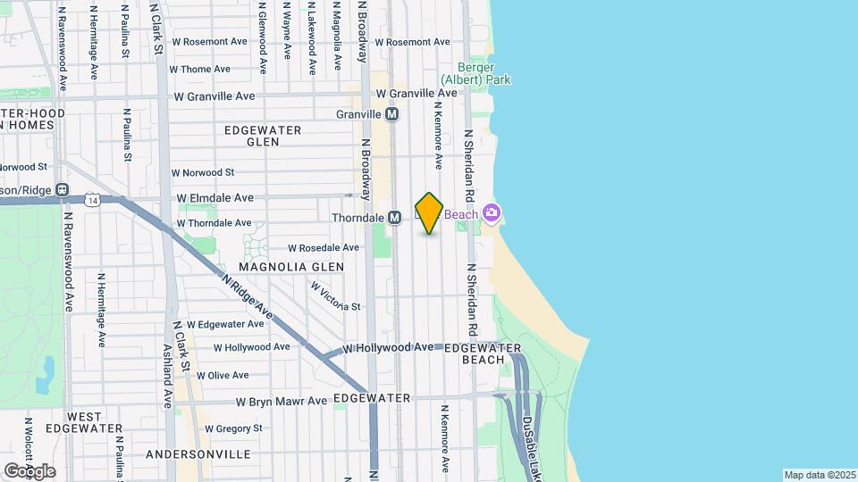 5900-5910 N Kenmore Ave Mapa y Detalles de la Ubicación