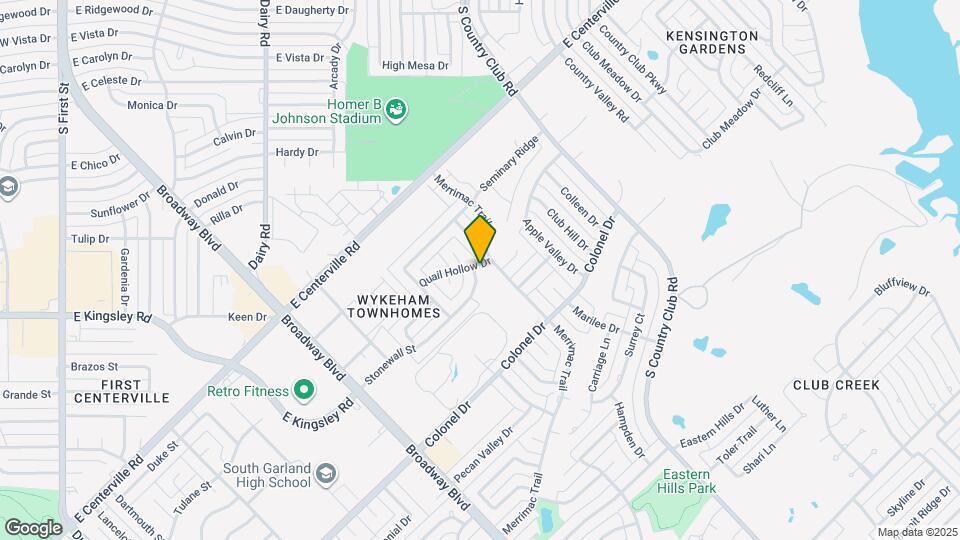 1202 Quail Hollow Dr Map and Location Details