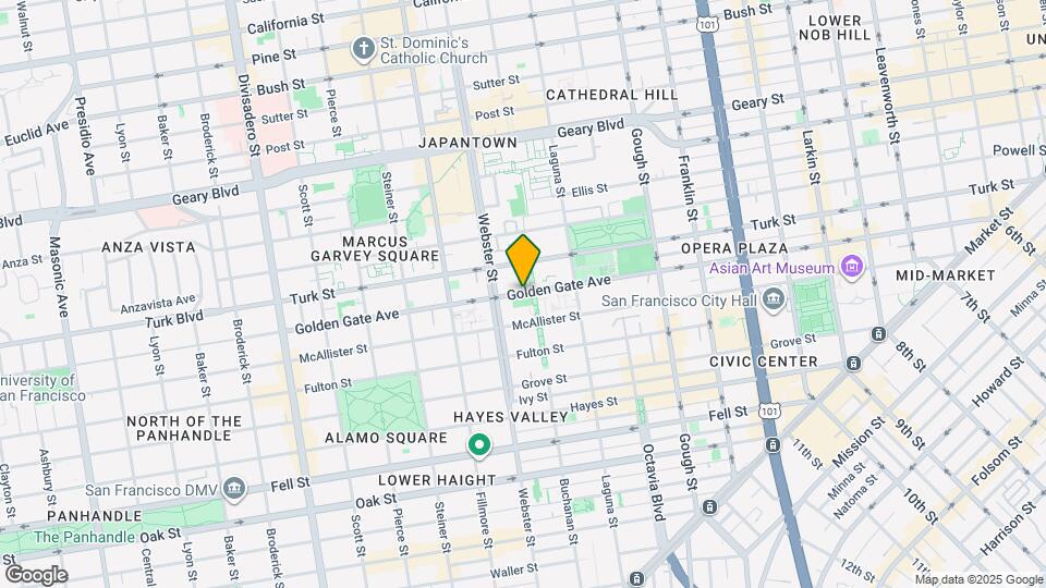 Frederick Douglas Haynes Gardens Apartments and Nearby San Francisco