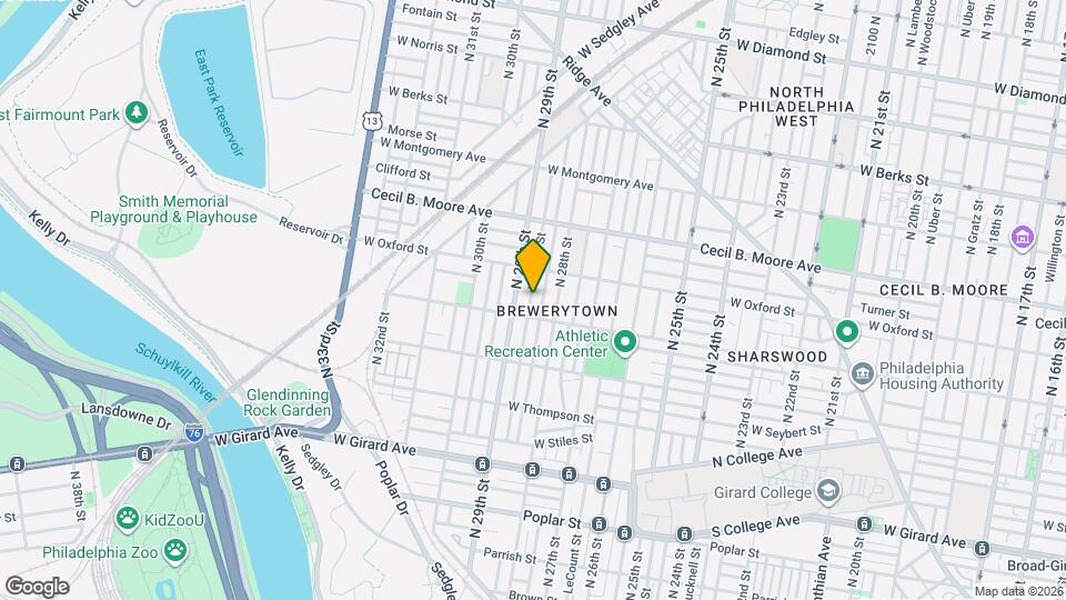 1519 N Dover St Map and Location Details