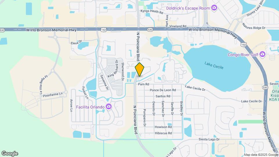 2729 N Poinciana Blvd Map and Location Details