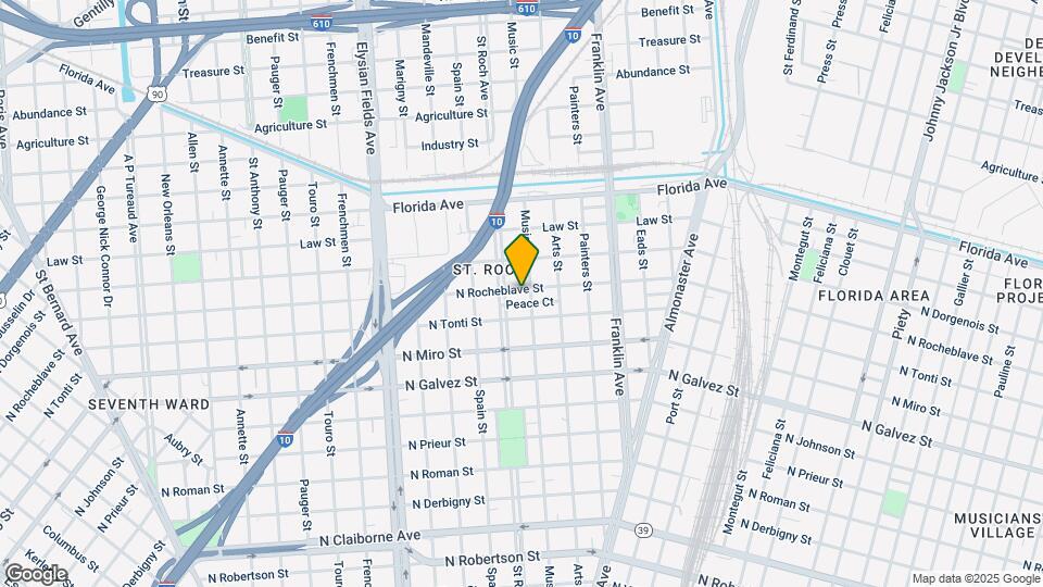 2558 N Rocheblave St Map and Location Details