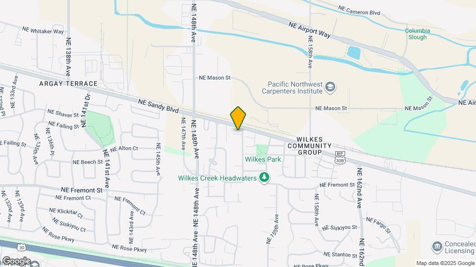 3851 NE 152nd Ave Map and Location Details