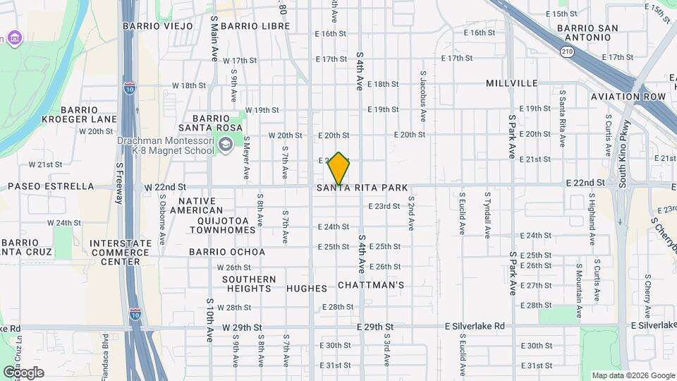 204 E 22nd St Map and Location Details