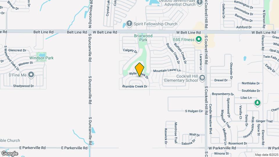 1621 Cattail Creek Dr Map and Location Details