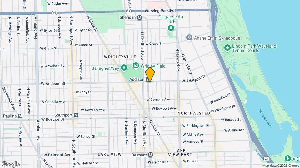 3554 N Wilton Ave Map and Location Details