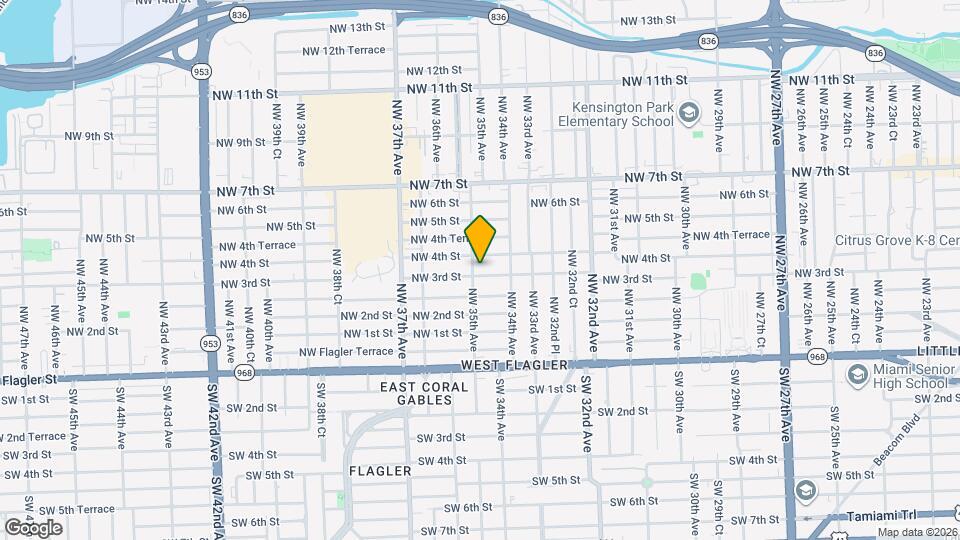 301 NW 35th Ave Map and Location Details