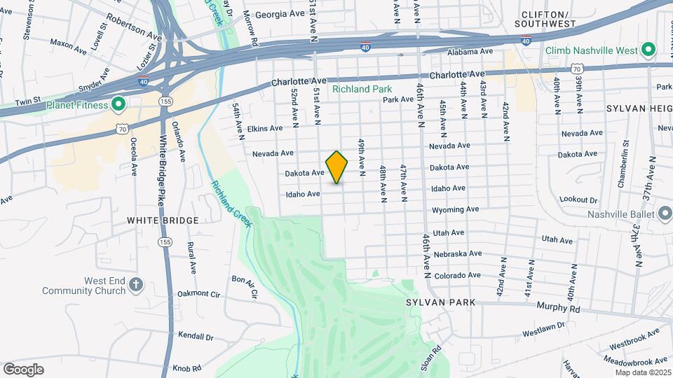 5002 Idaho Ave Map and Location Details