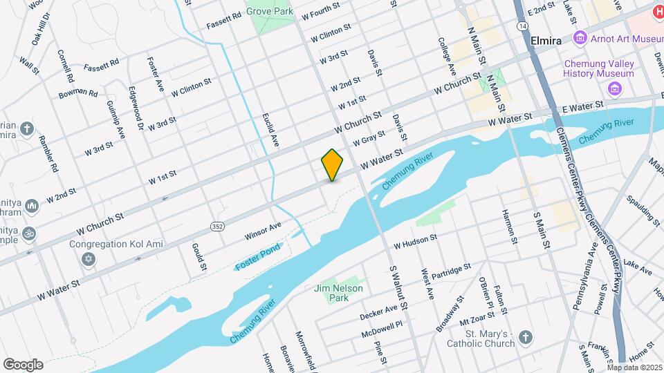 527 W Water St, Unit A Map and Location Details