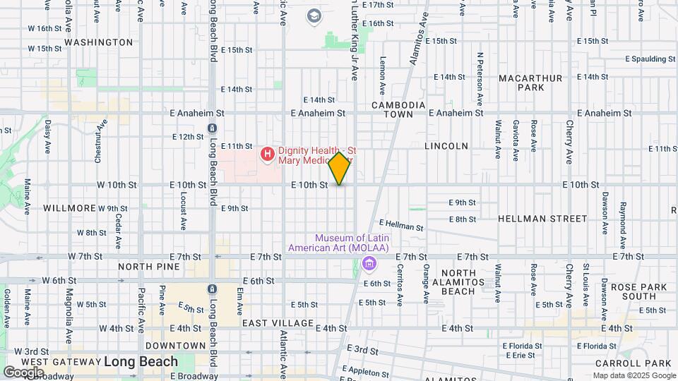 826 E 10th St, Unit 826 Map and Location Details