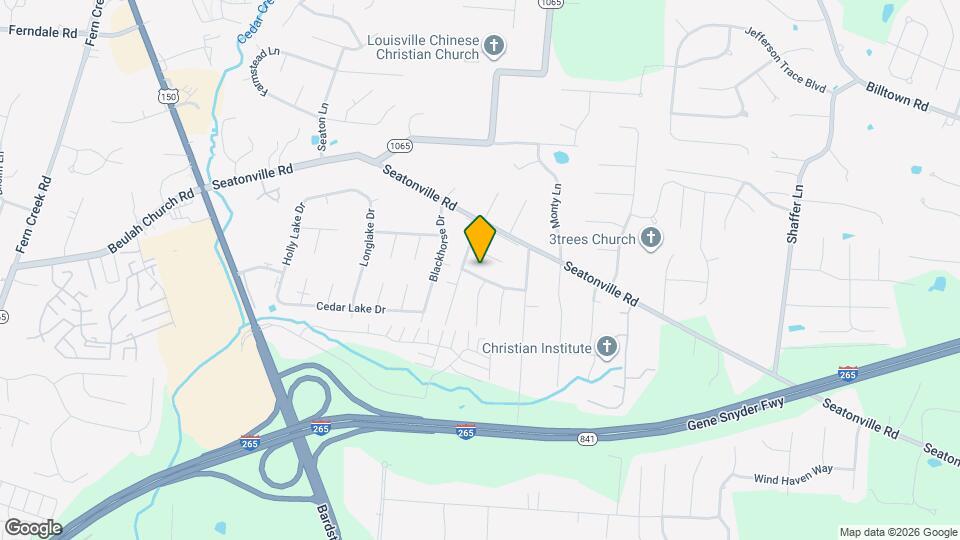 10705 Spring Lawn Dr Map and Location Details