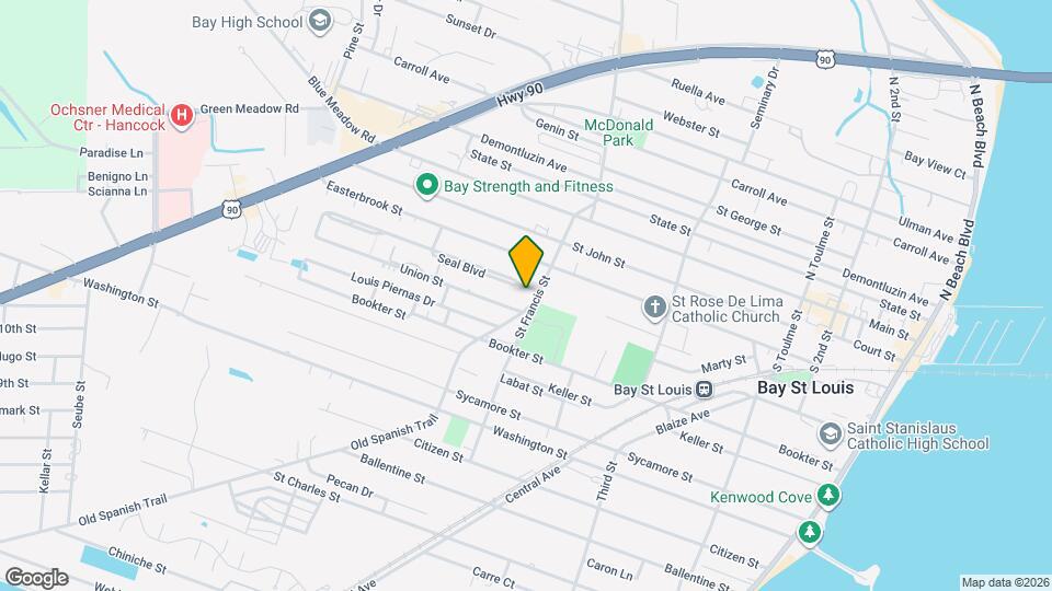 320 St Francis St Map and Location Details