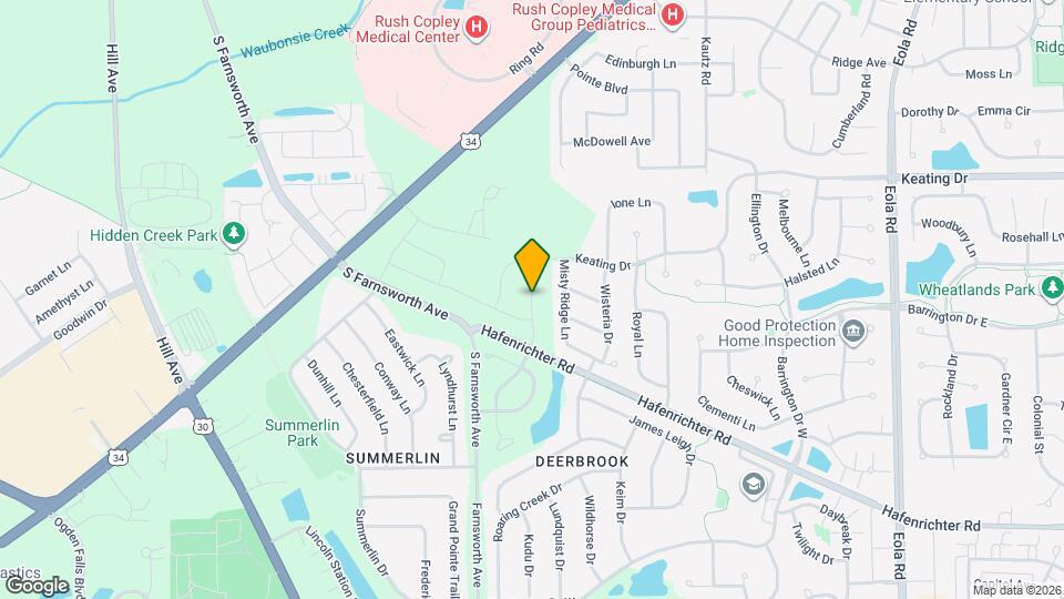 1870 Canyon Creek Dr Map and Location Details