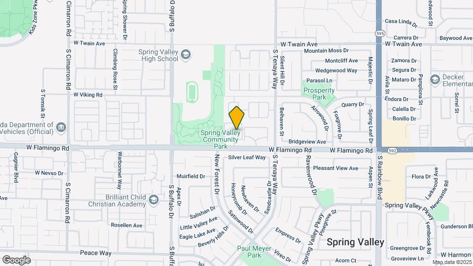 7570 W Flamingo Rd Map and Location Details