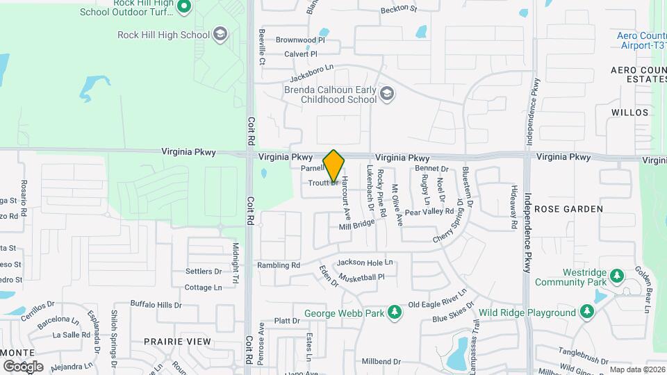 10613 Troutt Dr Map and Location Details