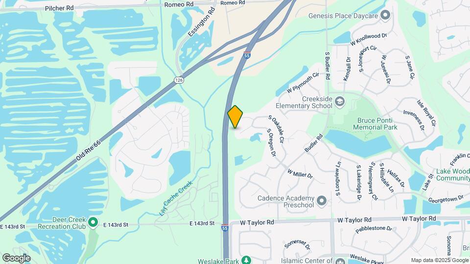 13905 S Oakdale Ct Map and Location Details