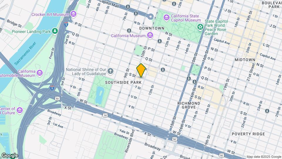 1022 S St Map and Location Details
