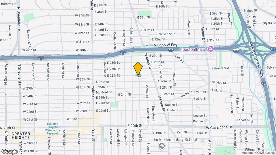 2611 Oxford St Map and Location Details