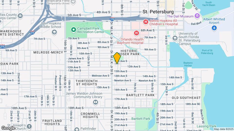 1137 Highland St S Map and Location Details