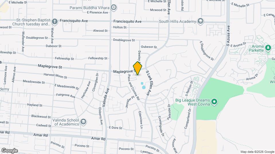 1712 Pass and Covina Rd Map and Location Details