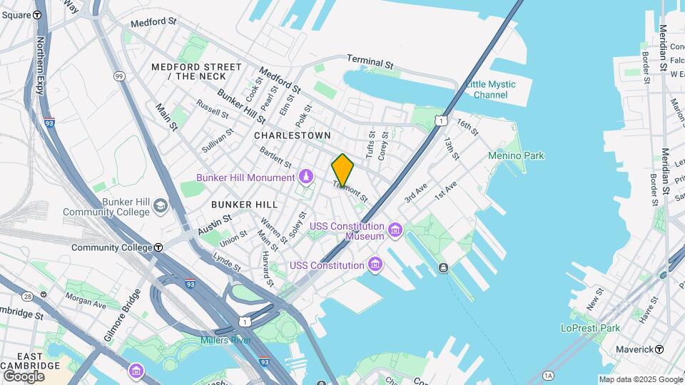 3 Mount Vernon St Map and Location Details