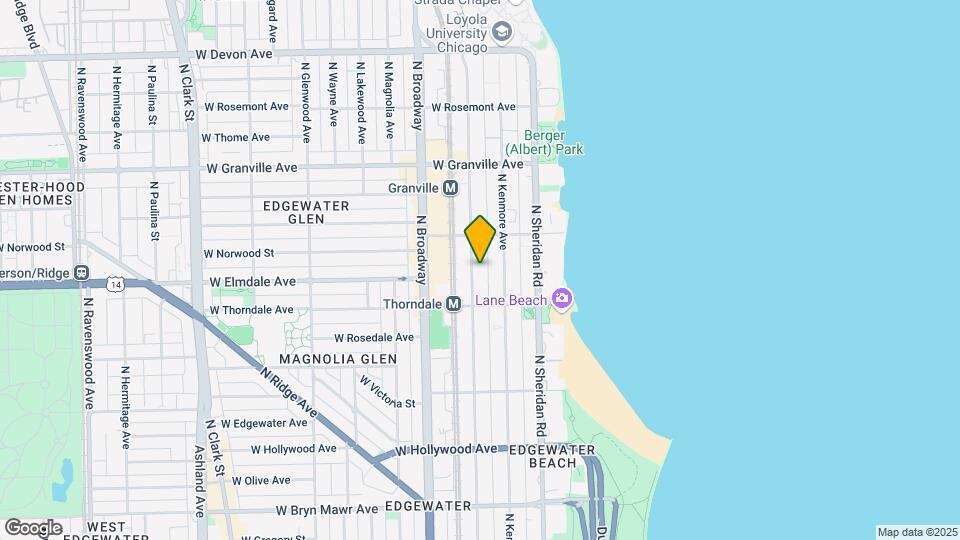 6011-6015 N Winthrop Ave Mapa y Detalles de la Ubicación