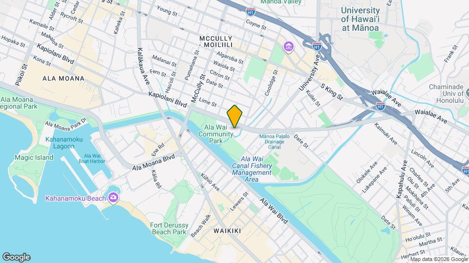 2333 Kapiolani Blvd, Unit 2610 Mapa y Detalles de la Ubicación