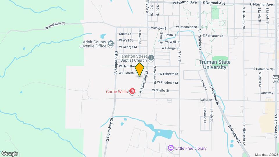 1003 W Hildreth St Mapa y Detalles de la Ubicación