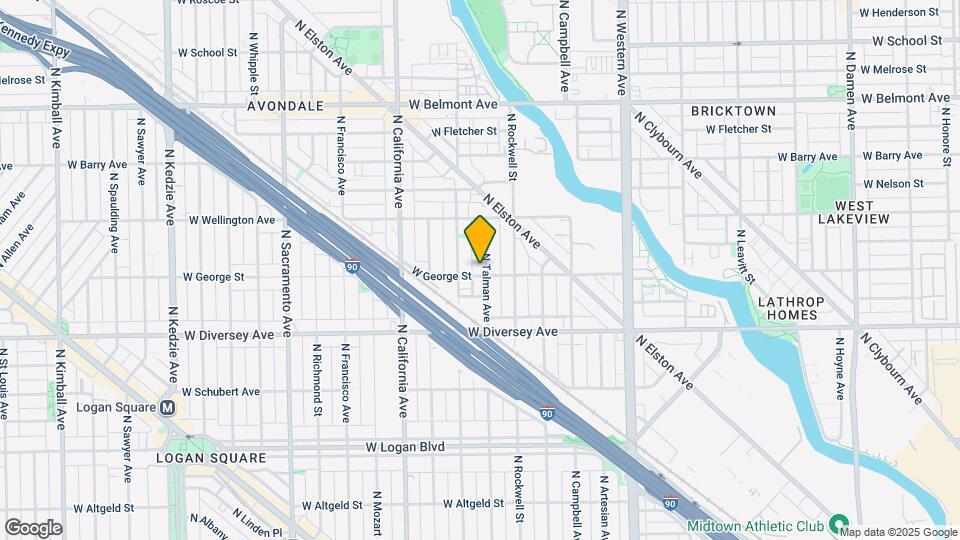 2900 N Talman Ave Map and Location Details