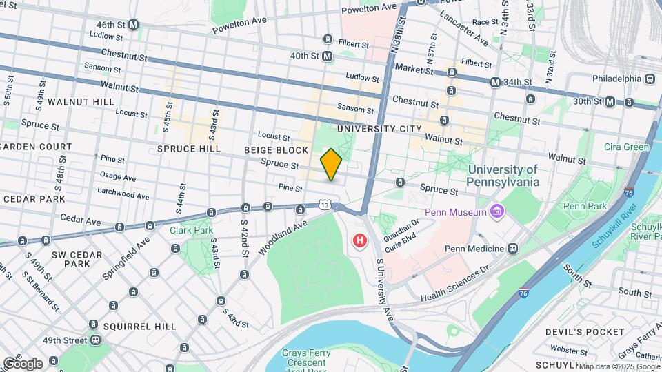 3910 Delancey St Map and Location Details