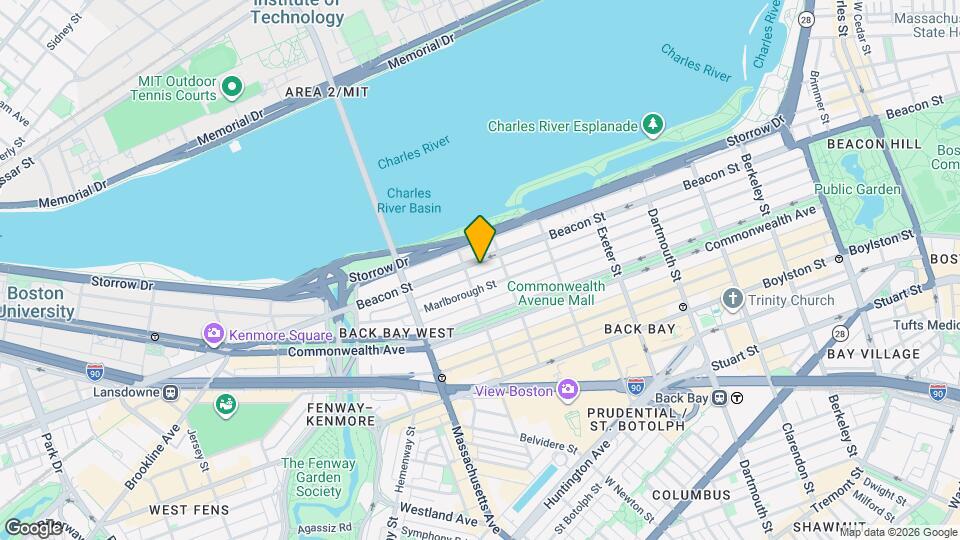 419 Beacon St, Unit 9 Map and Location Details