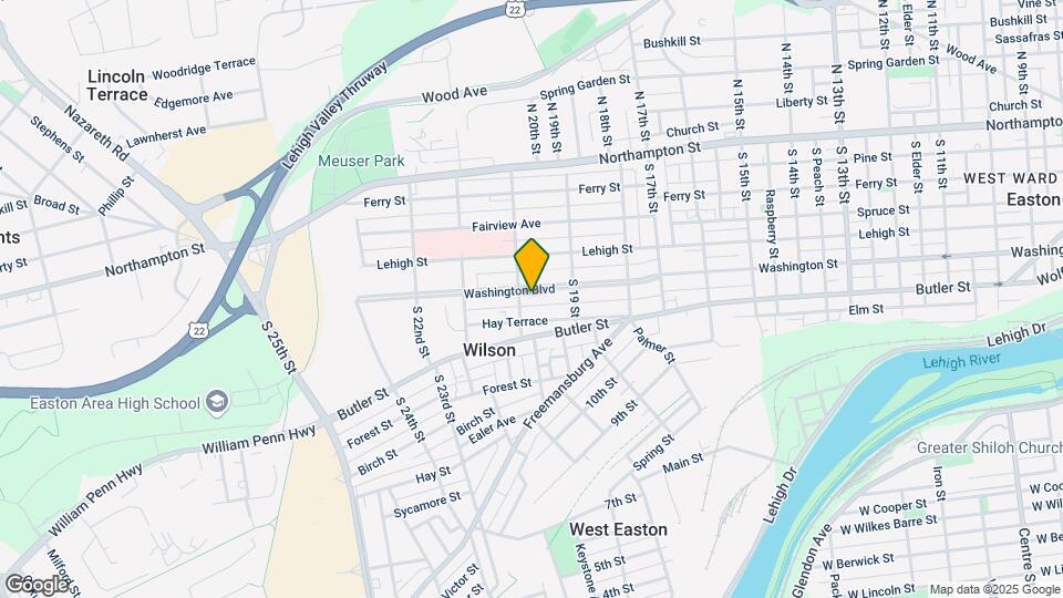 1946 Washington Blvd, Unit 2 nd Floor Map and Location Details