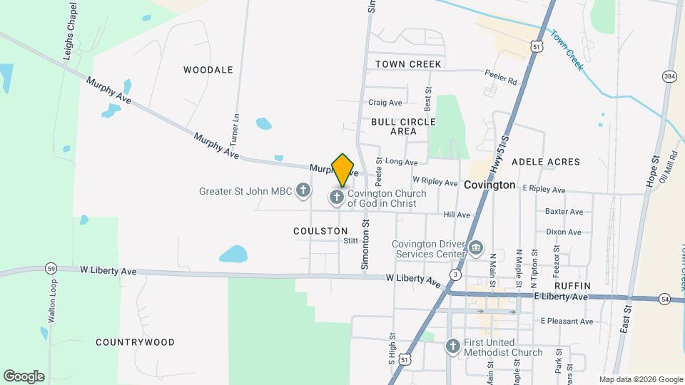 424 Haynie St Map and Location Details