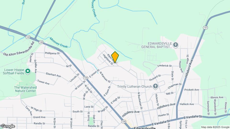 813 Klein Ave Map and Location Details